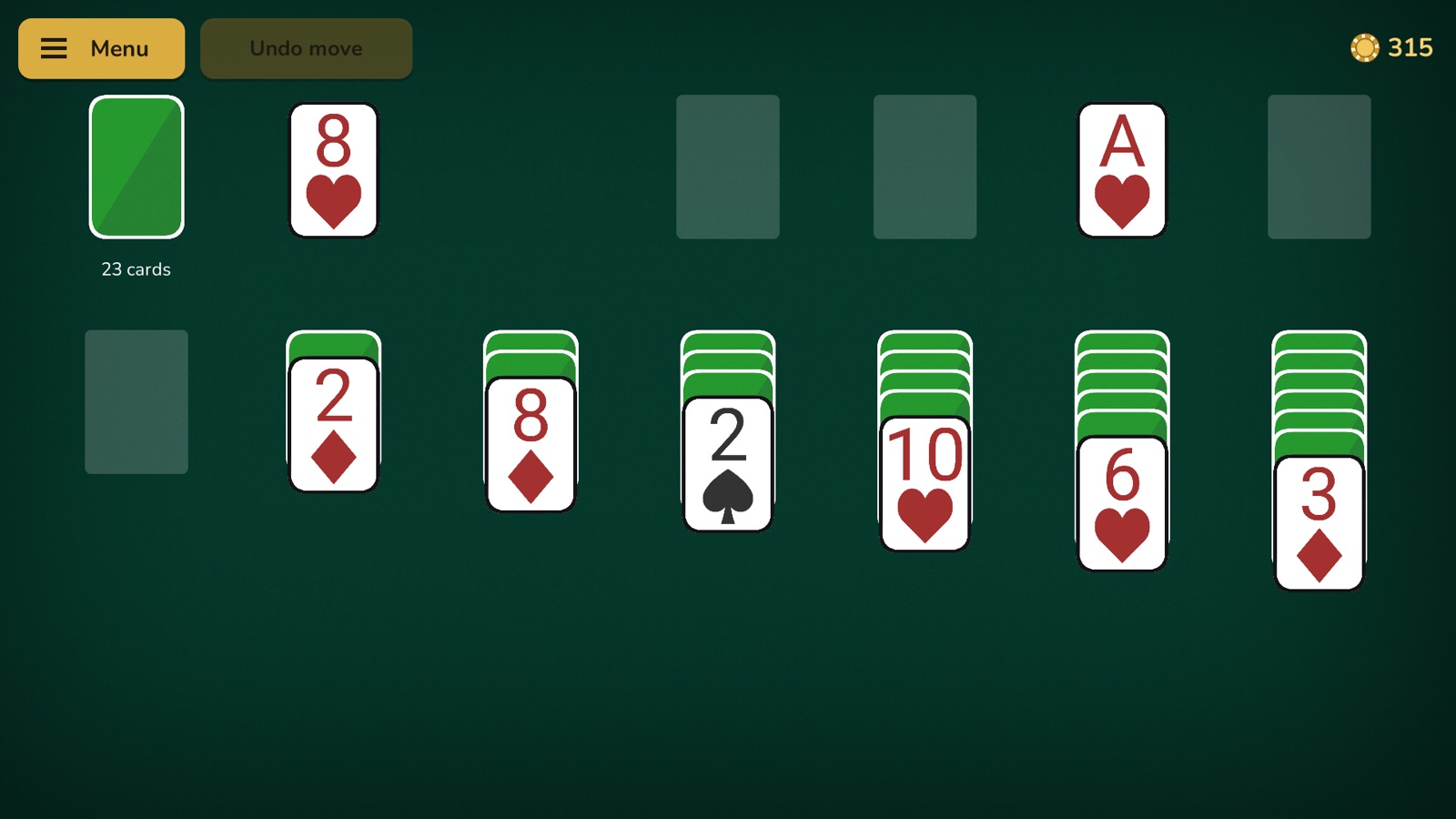 A game of Solitaire
