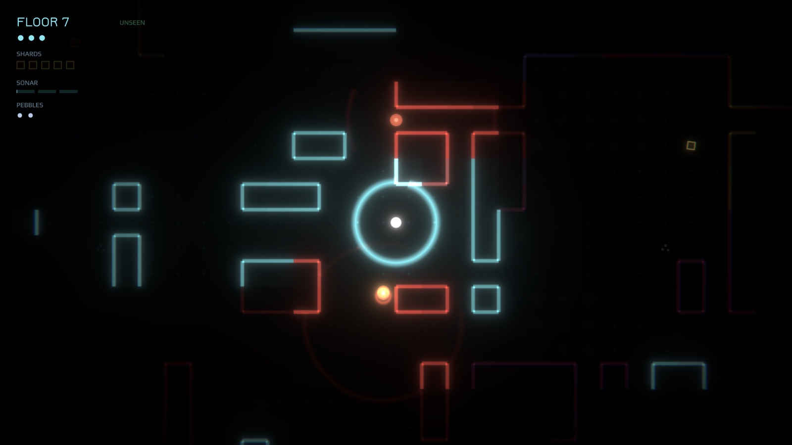 Floor 7, where a guardian is posted at the exit